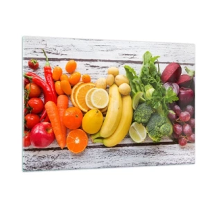 Üveg kép - Ez nem elég? - 120x80 cm