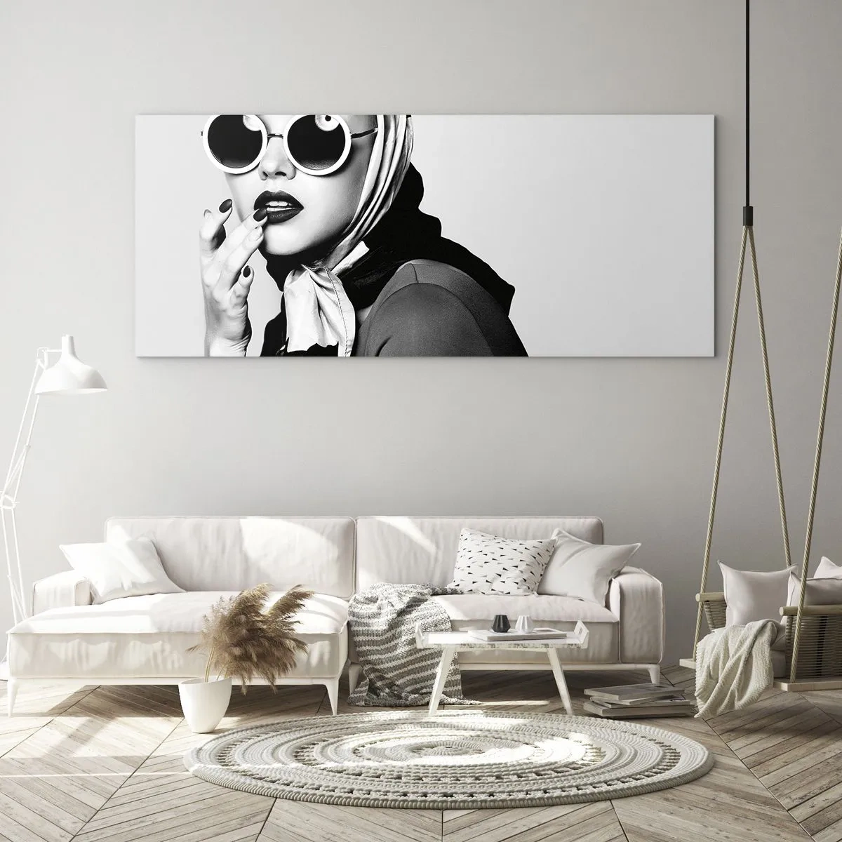 Üveg kép - Üdvözlet a 60-as évekből - 100x40 cm