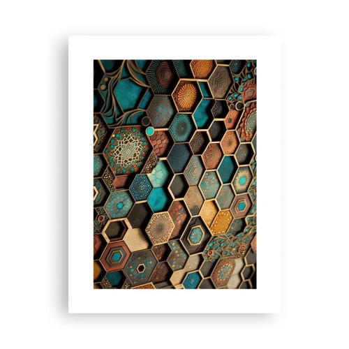 Poszter - Arab ornamentika - egy variáció - 30x40 cm