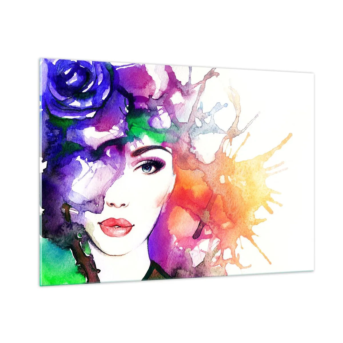 Üveg kép - Fejjel a felhőkben - 100x70 cm