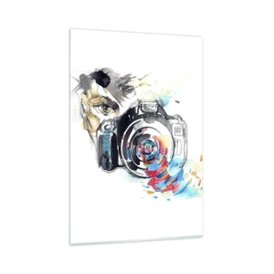 Üveg kép - A lencse szemében - 80x120 cm