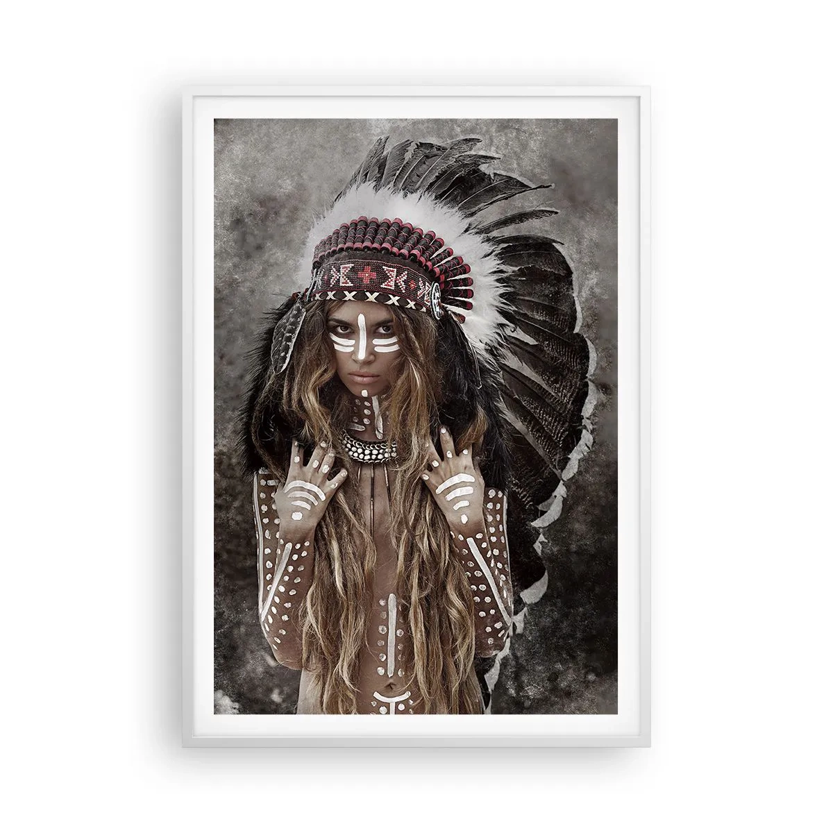 Poszter fekete keretben - A törzs erejének titka - 70x100 cm