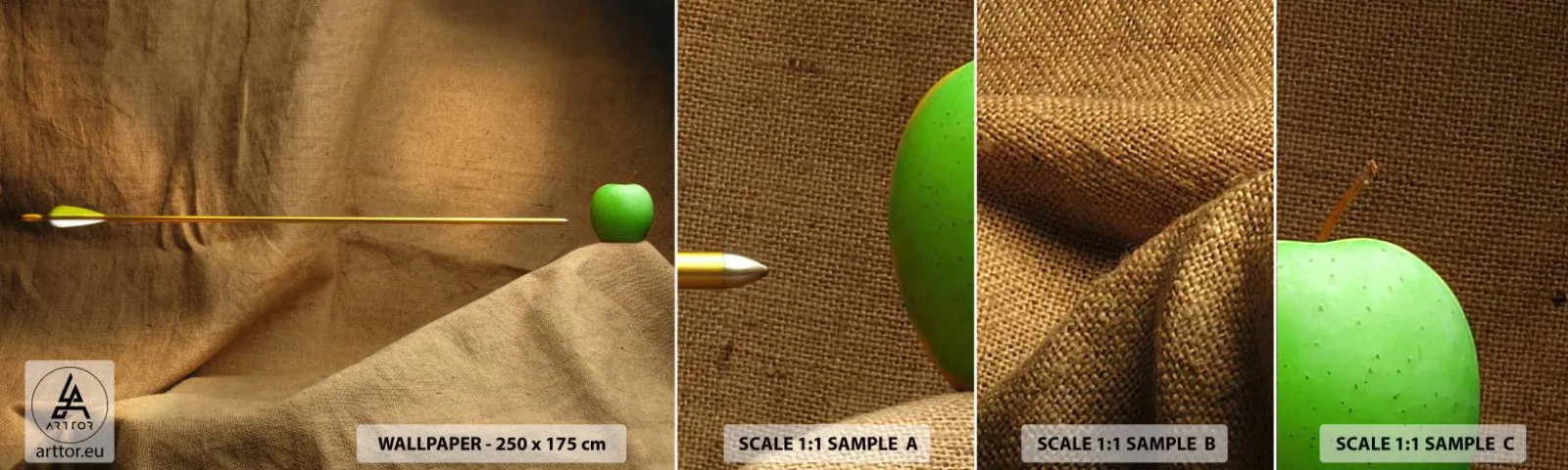 Fotótapéta Minta Standard Eco - Idézd elő William Tell szellemét - Grafika, Absztrakció, Íjászat nyíl - 100x30 cm