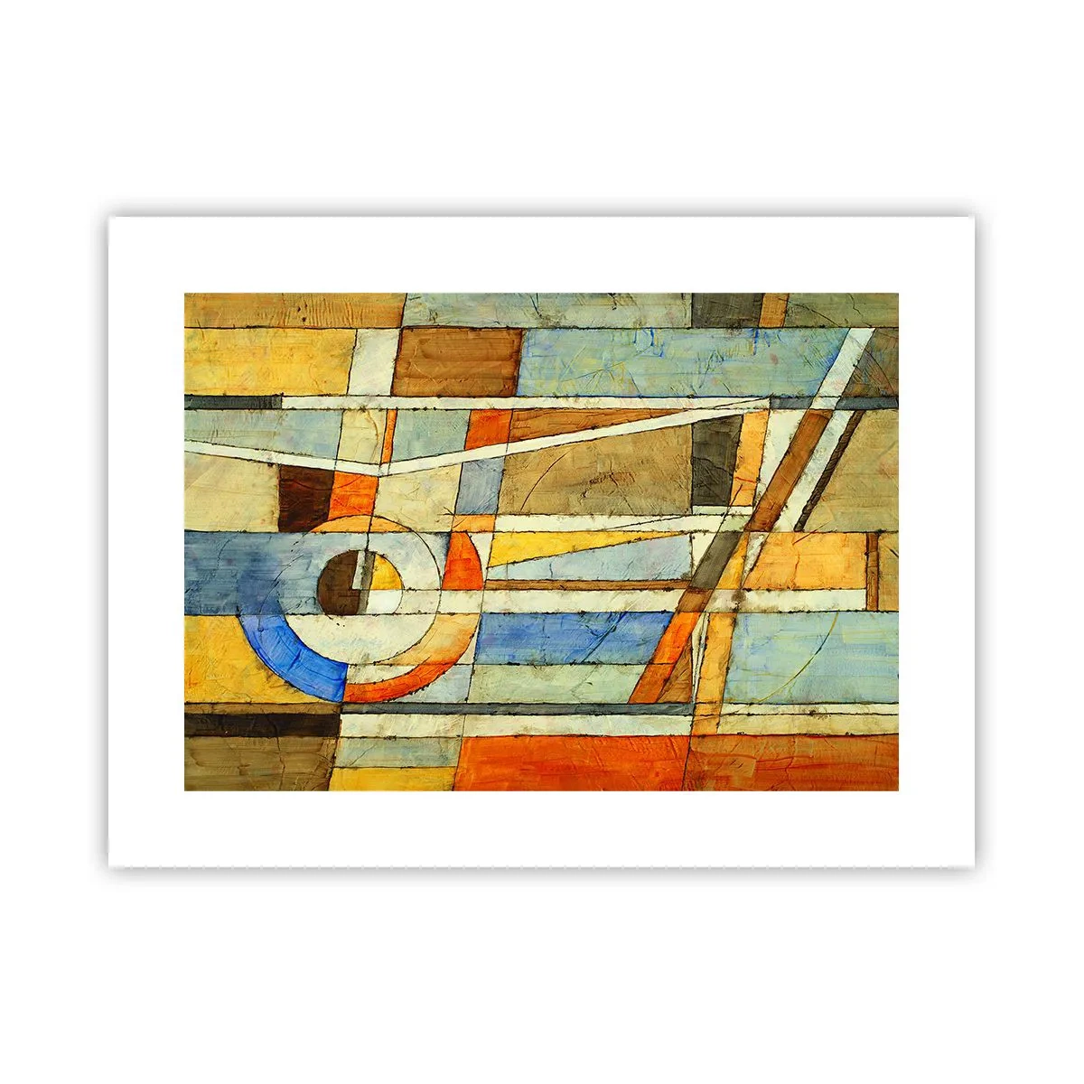 Poszter - Kubizmus az építkezésen - 40x30 cm