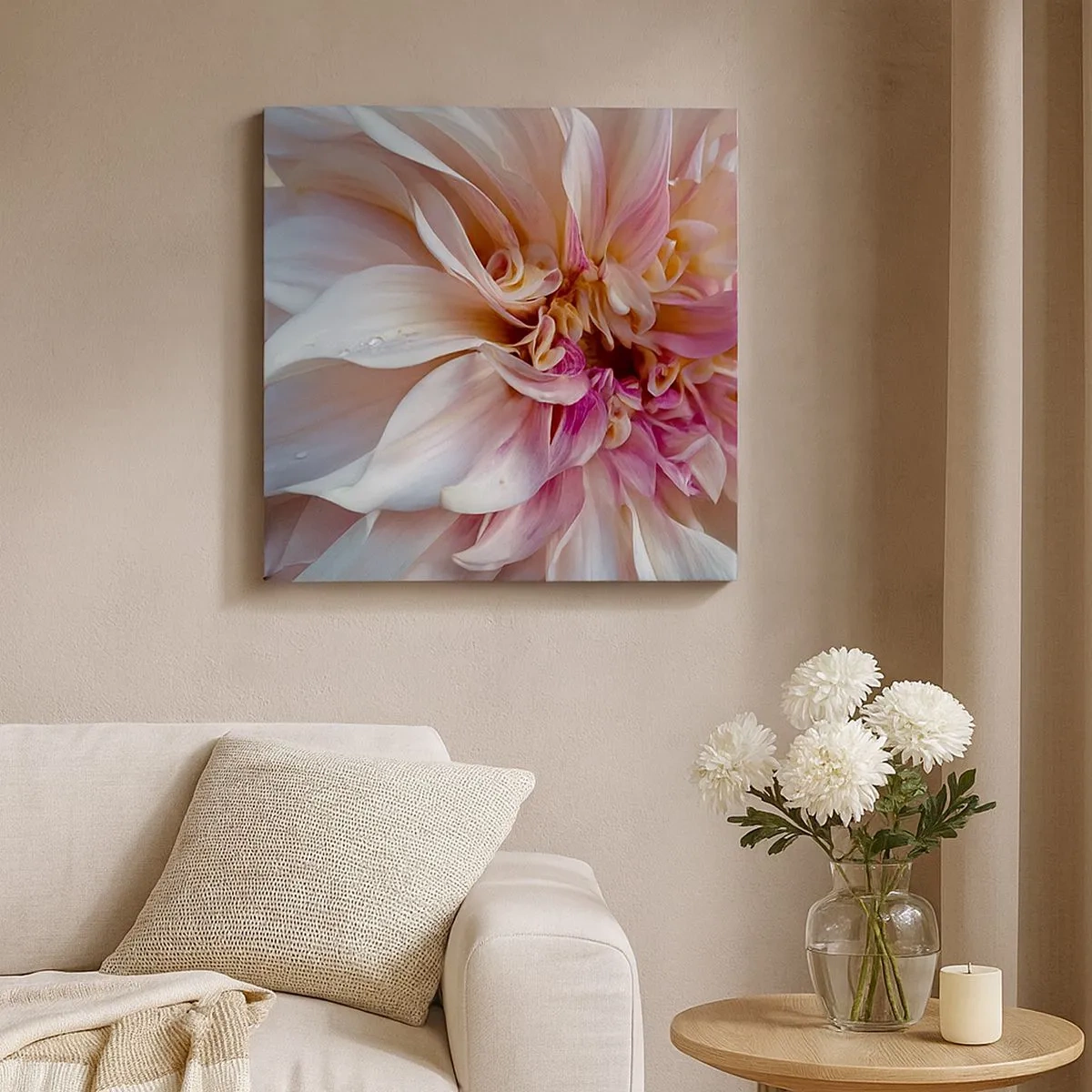 Vászonkép - Virágzó frissesség - 30x30 cm