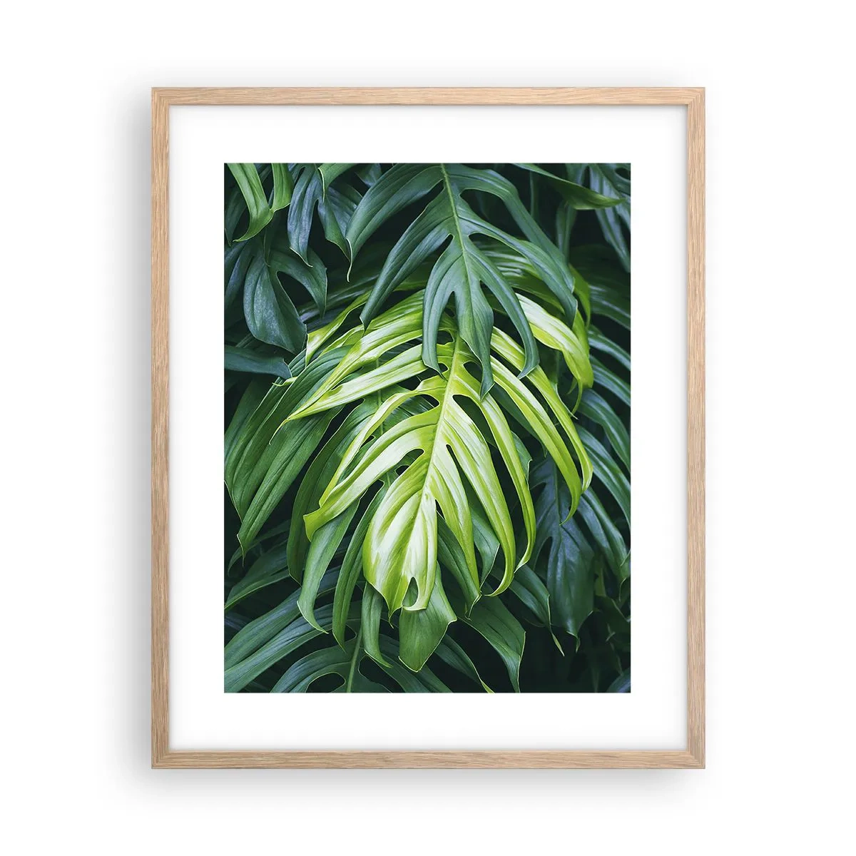 Poszter világos tölgy keretben - Merüljön el a frissességben - 40x50 cm