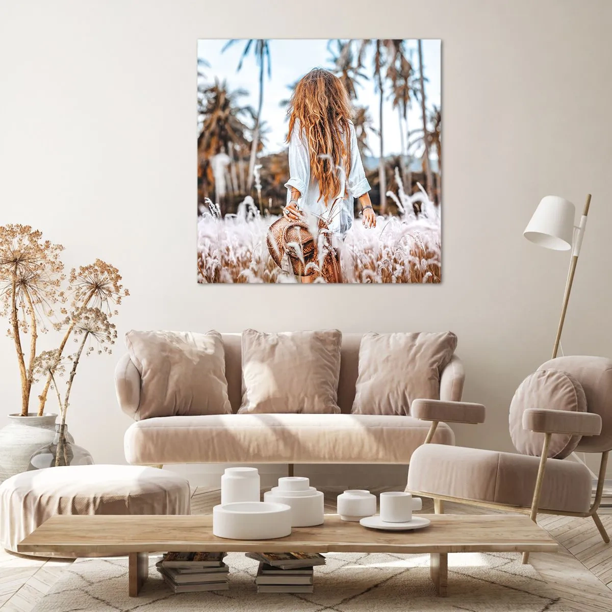 Vászonkép - Fűbolyhból született - 40x40 cm