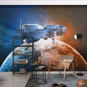 Fotótapéta Standard Eco - Óvatos megfigyelő - Világegyetem, Űrhajó, űrsikló - 300x210 cm