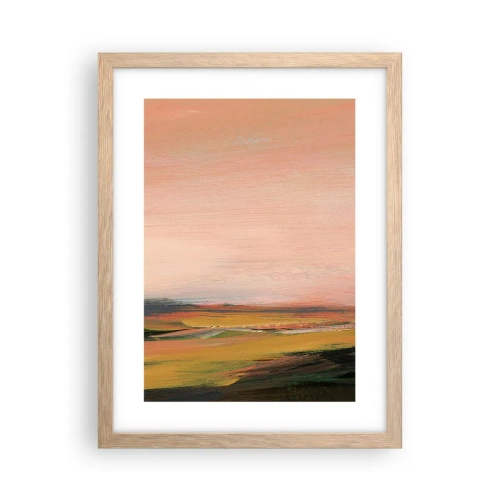 Poszter világos tölgy keretben - Rózsaszínben - 30x40 cm