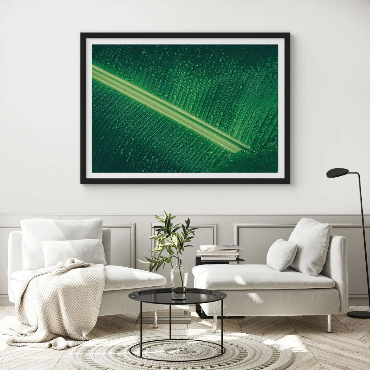 Poszter fehér keretben - A növényzet szerkezete - 70x50 cm