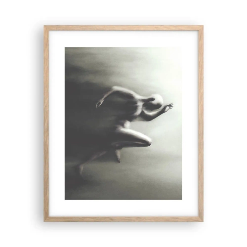 Poszter világos tölgy keretben - Megállíthatatlan - 40x50 cm