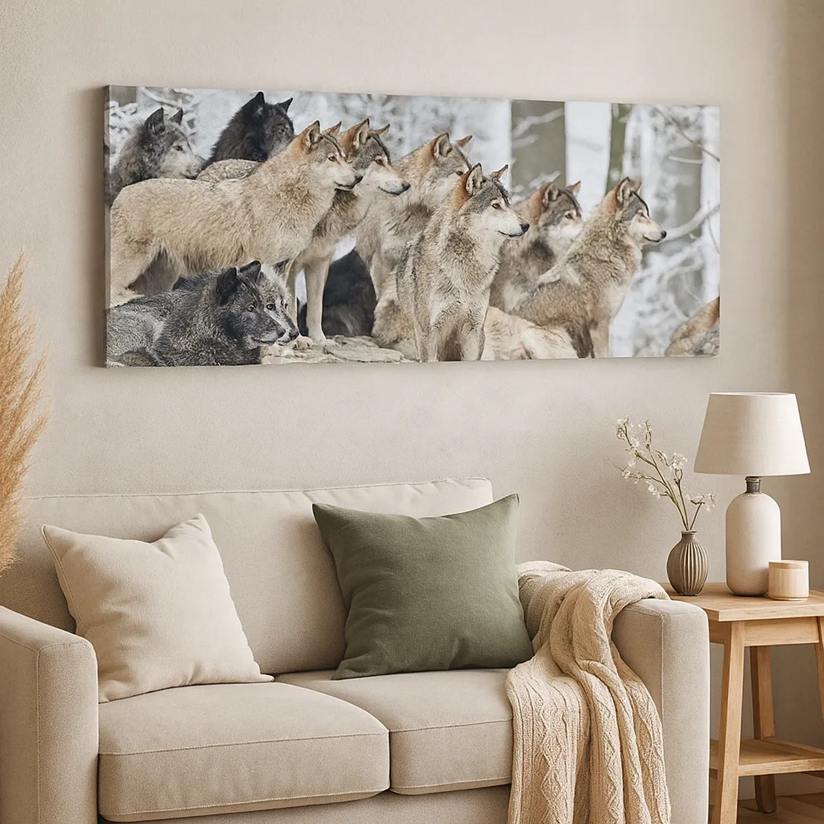 Vászonkép - Család és barátok - 30x30 cm