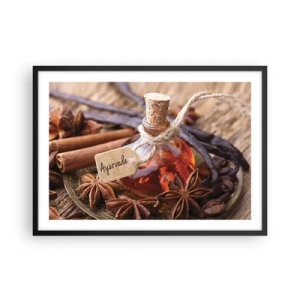 Poszter fehér keretben - A test és a lélek egysége felé - 70x50 cm