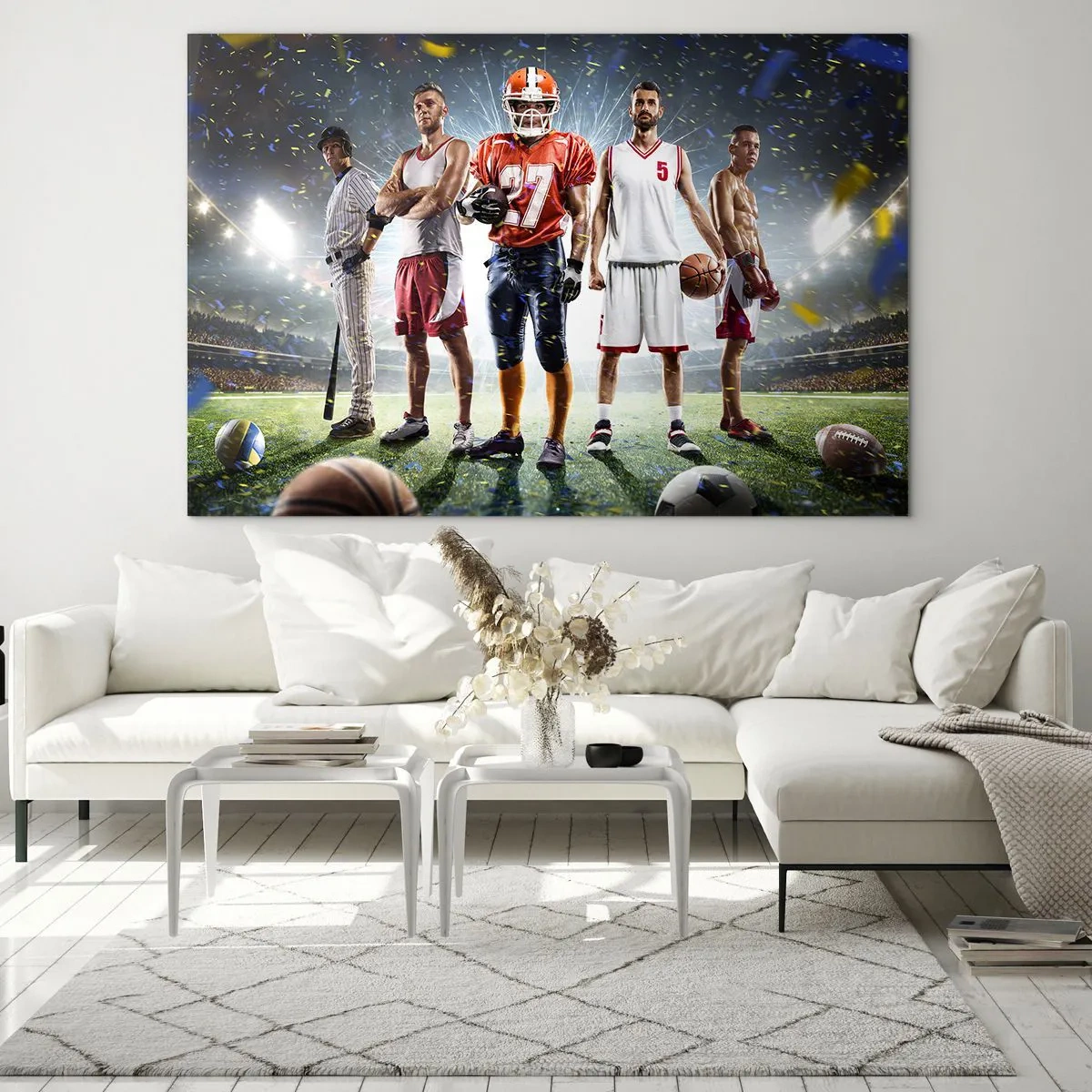 Üveg kép - Mezei gladiátorok - 120x80 cm