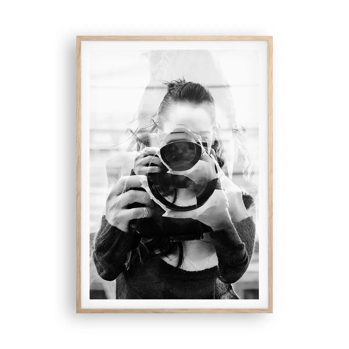 Poszter világos tölgy keretben - Alkotó meg ez eszköze - 70x100 cm