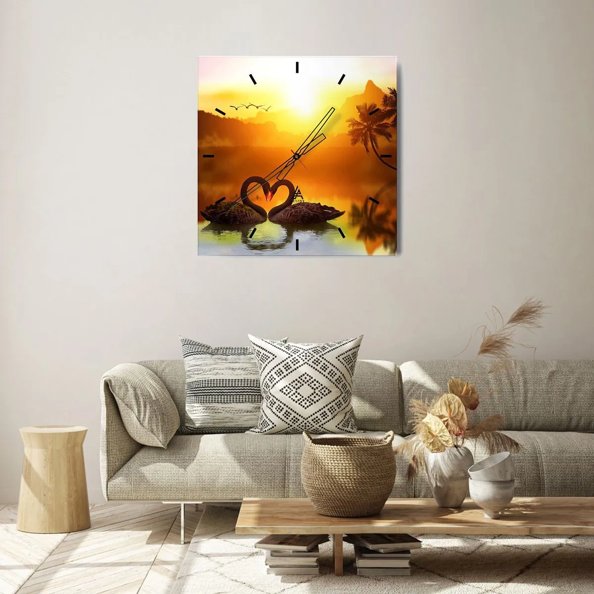 Falióra, Óra - Minden párban - 40x40 cm