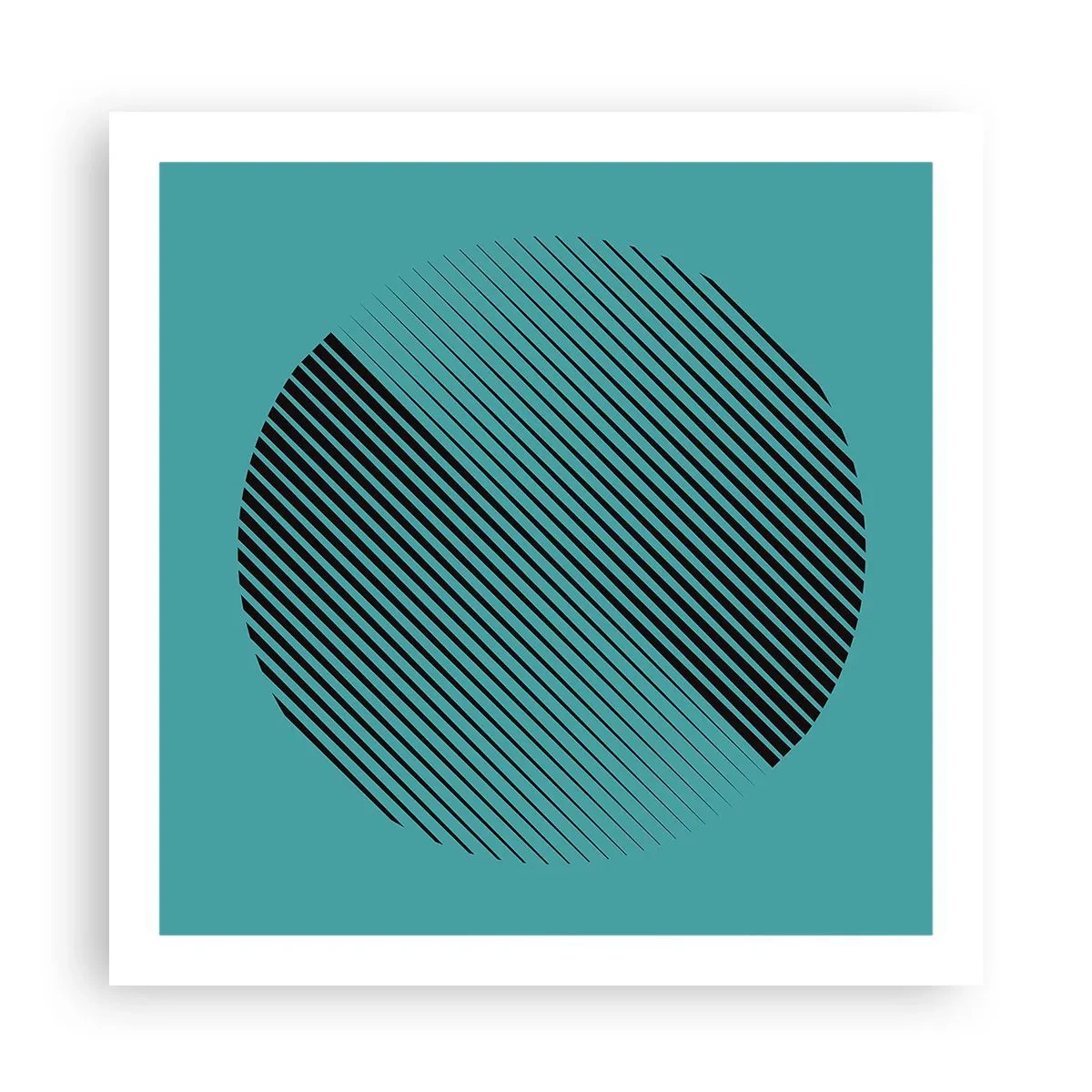 Poszter - A kör - egy geometriai variáció - 60x60 cm