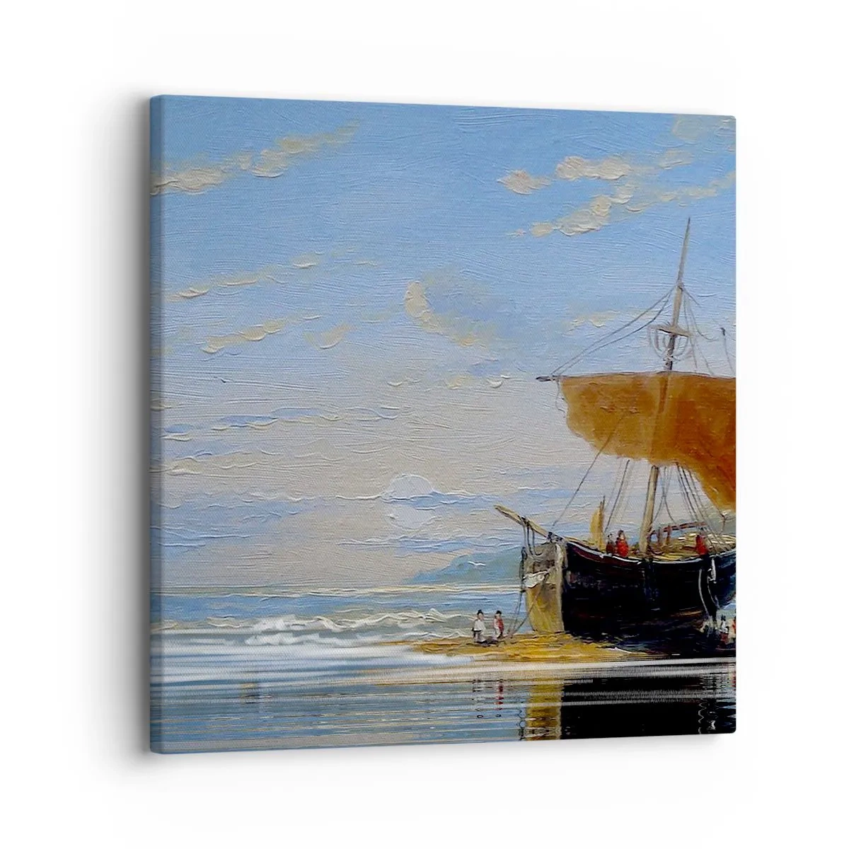 Vászonkép - Víz, föld, levegő - 30x30 cm