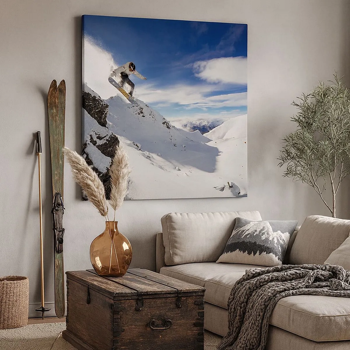 Vászonkép - Szabadság határok nélkül - 30x30 cm