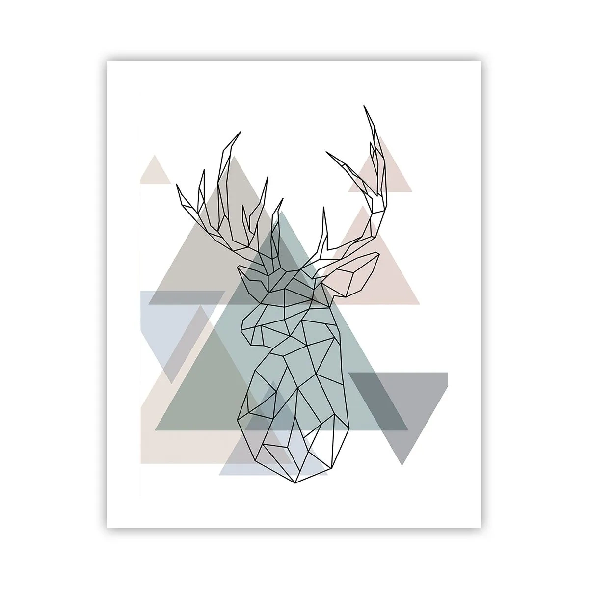 Poszter - Egy geometrikus erdőben - 40x50 cm
