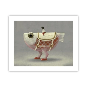 Poszter - A halas lovas - 50x40 cm