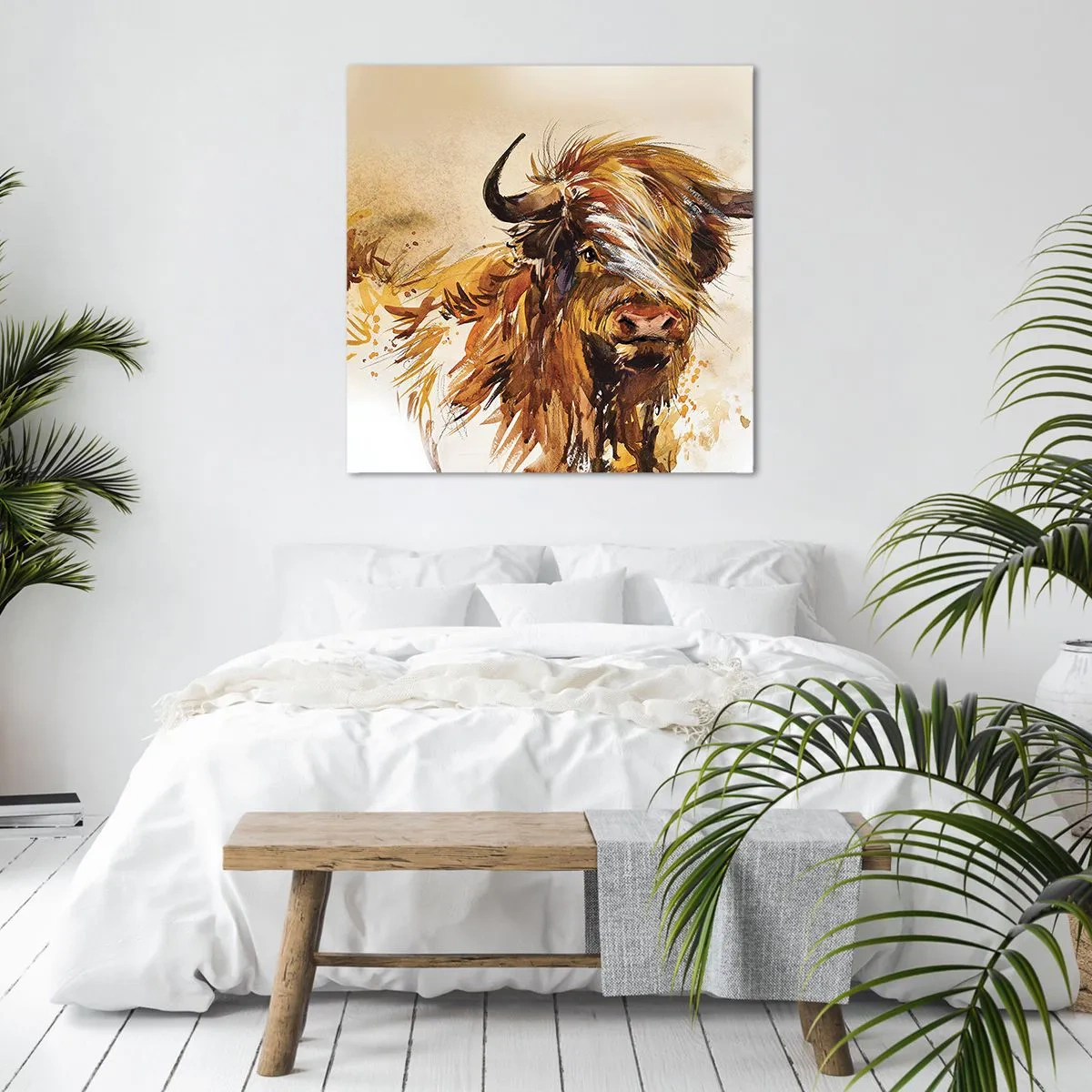 Vászonkép - A vadász büszkesége - 70x70 cm