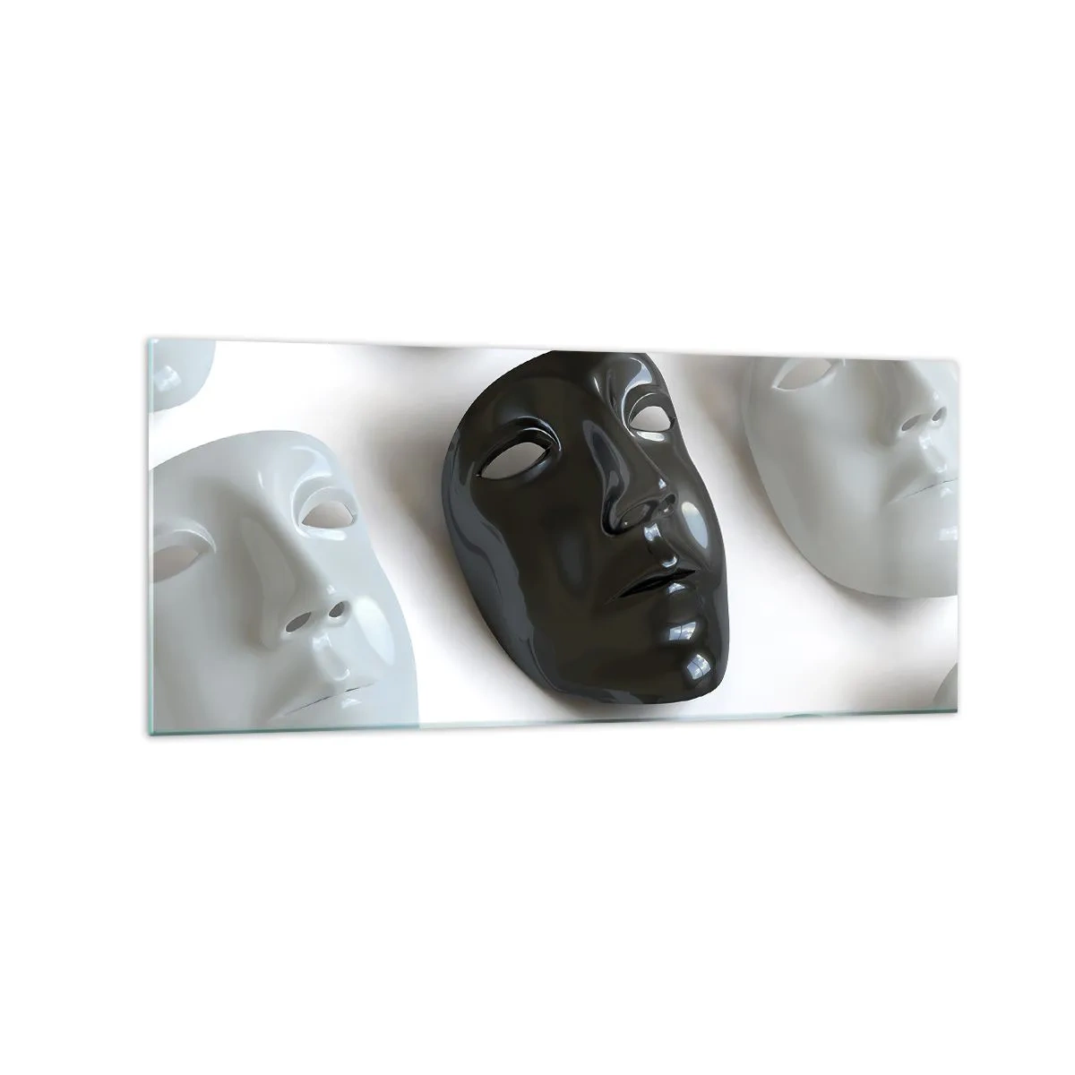 Üveg kép - Hogyan lehet kitűnni? - 120x50 cm