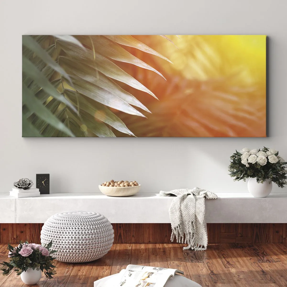 Vászonkép - Reggel a dzsungelben - 100x40 cm