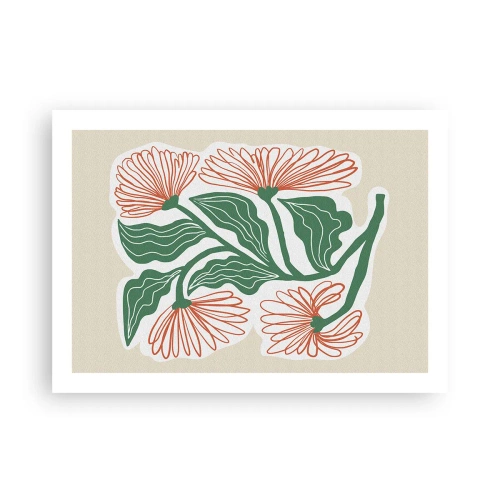 Poszter - Népi és modern - 70x50 cm