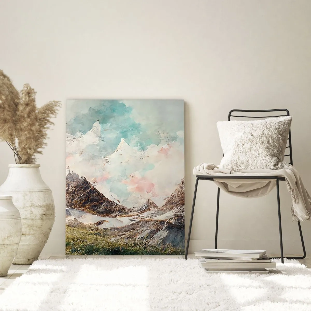 Üveg kép - Sziklás pengék - 50x70 cm
