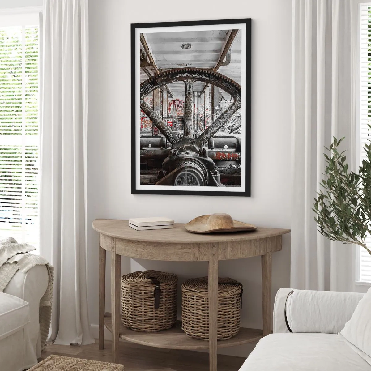 Poszter fehér keretben - A gyár titkos élete - 61x91 cm