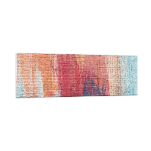 Üveg kép - Szivárványon kiúszva - 160x50 cm