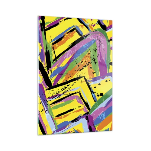 Üveg kép - Az örömében sikít - 50x70 cm