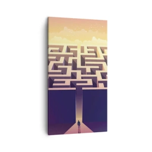 Vászonkép - Döntés ideje - 45x80 cm