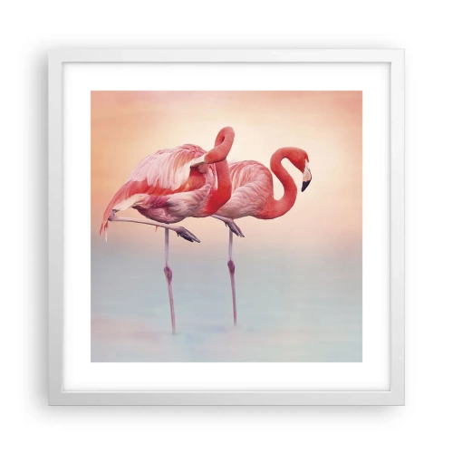 Poszter fekete keretben - A lenyugvó nap színe - 40x40 cm