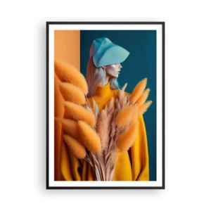 Poszter fehér keretben - Bolyhos portré - 70x100 cm