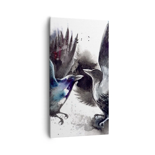 Vászonkép - Varjú a varjúnak… - 55x100 cm