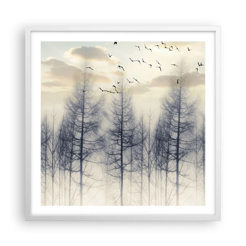 Poszter fekete keretben - Erdei szellemek - 60x60 cm