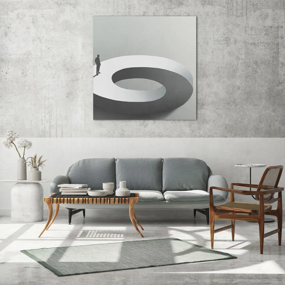 Üveg kép - És bölcsnek lenni - 70x70 cm