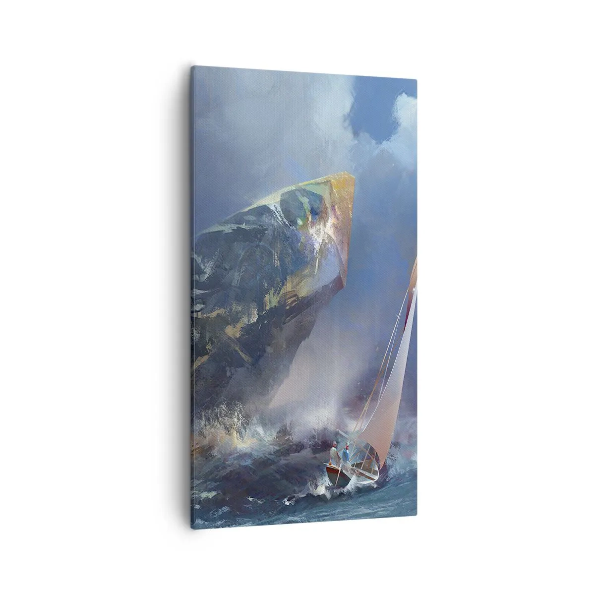 Vászonkép - Aki bátor az nyer - 55x100 cm