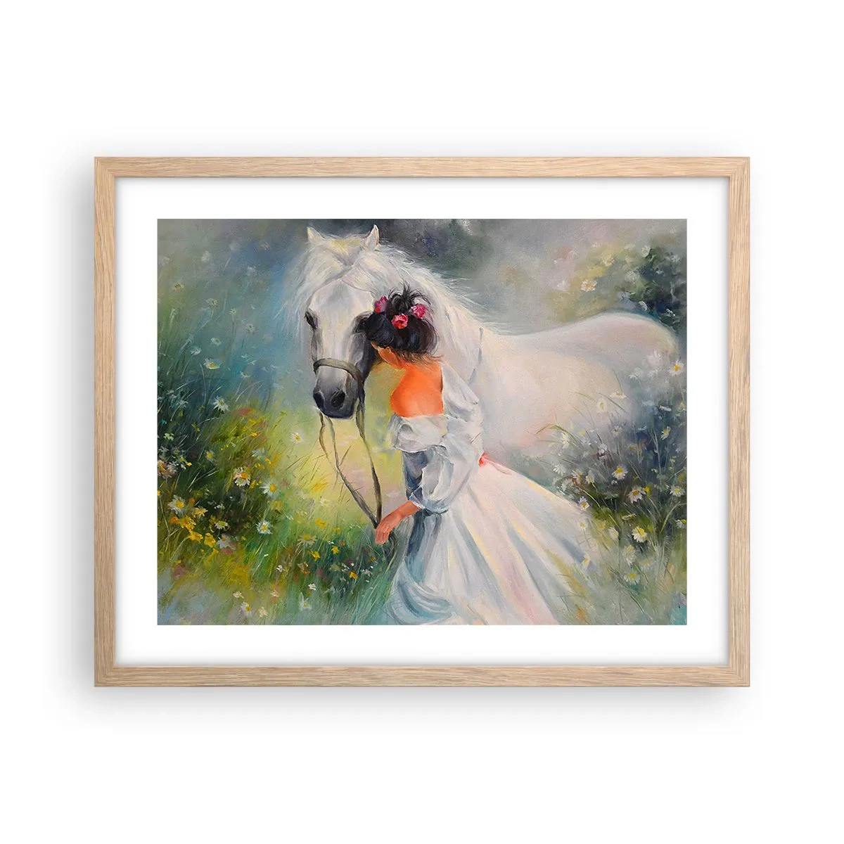 Poszter világos tölgy keretben - Mint egy szép álomból - 50x40 cm