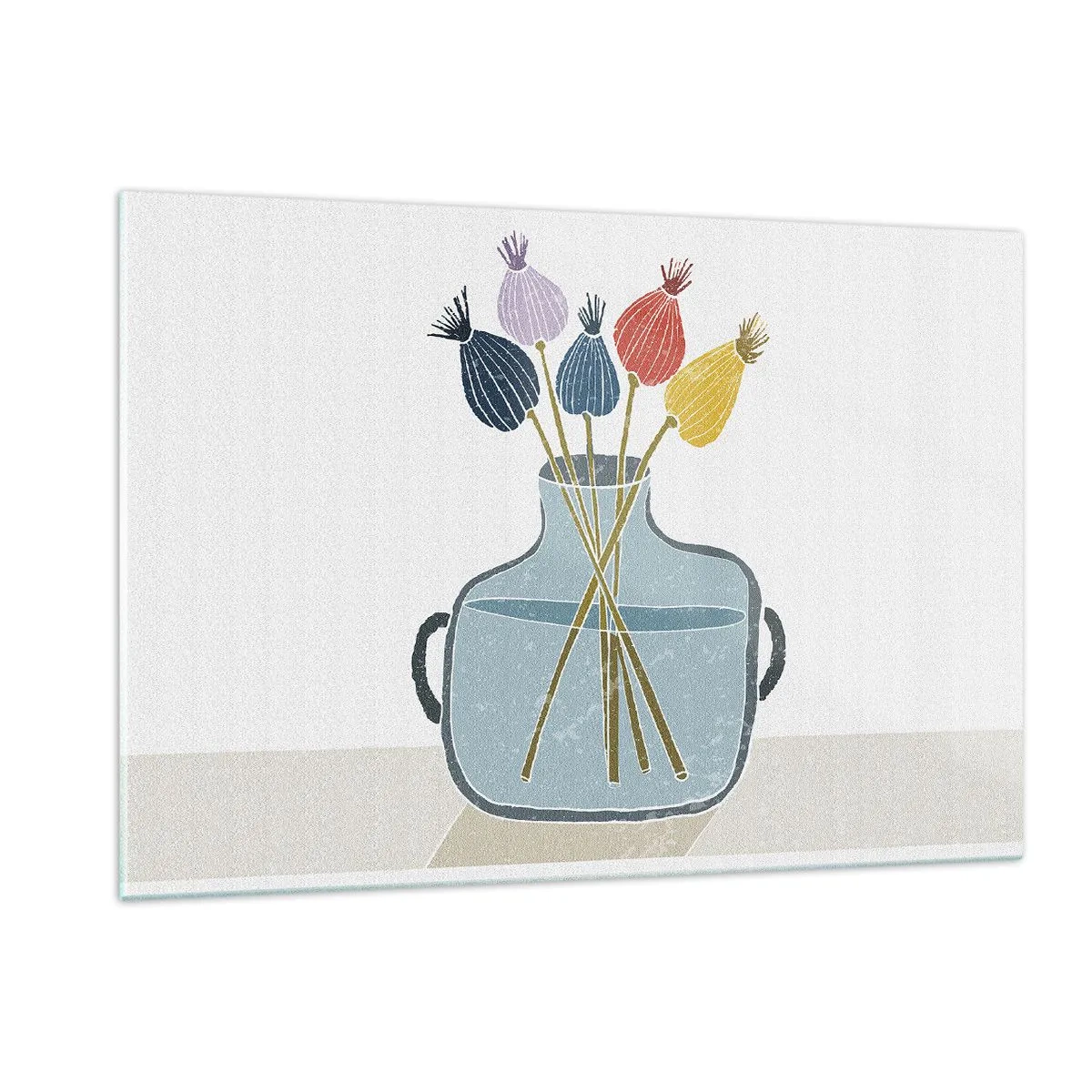 Üveg kép - Mint egy mákszem - 120x80 cm