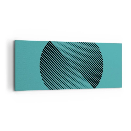 Vászonkép - A kör - egy geometriai variáció - 100x40 cm