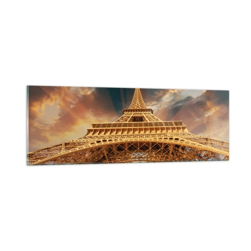 Üveg kép - Ahogy az emberiség eljutott az egekig - 90x30 cm