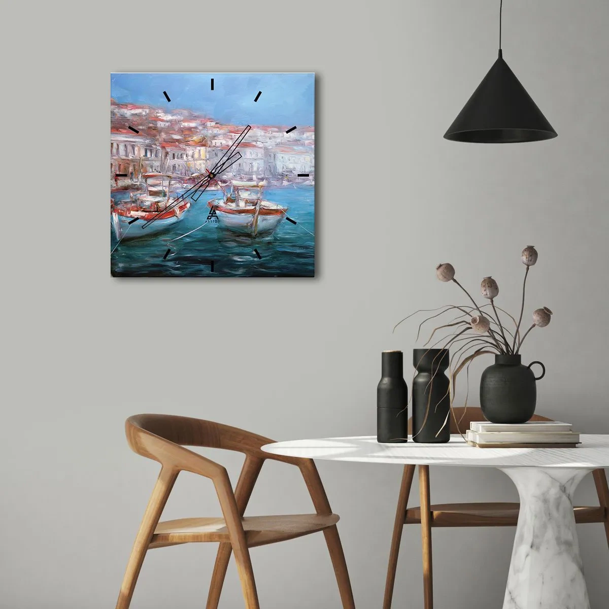 Falióra, Óra - Olasz öböl - 40x40 cm