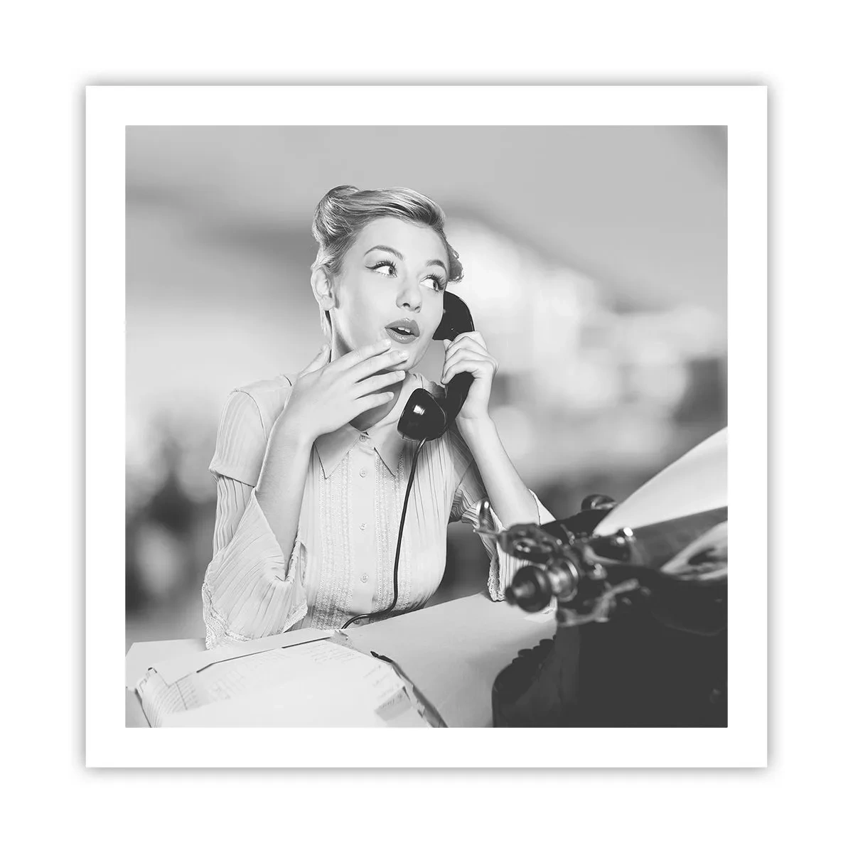 Poszter - Hello, itt az 50-es évek. - 60x60 cm