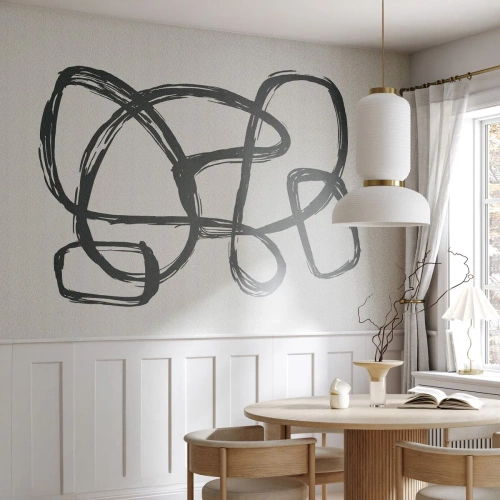 Öntapadós Fotótapéta Deluxe Sticker - Hurkolt absztrakció - Boho, Darab, Minimalista - 350x256 cm