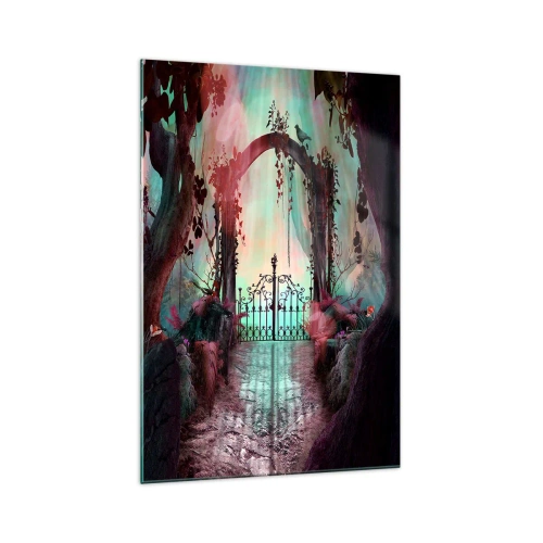 Üveg kép - Titkos kert - 70x100 cm