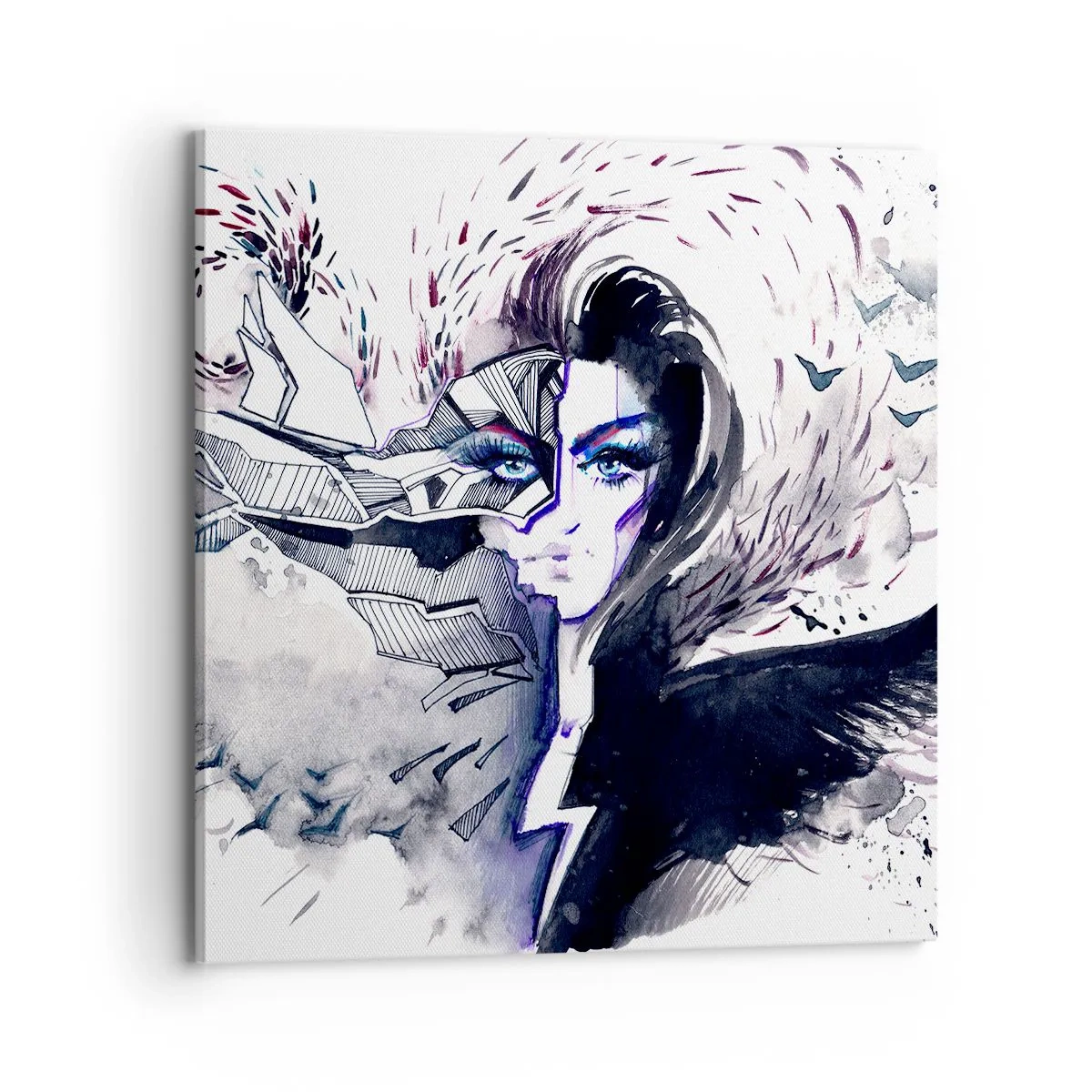 Vászonkép - Démoni és gyönyörű - 70x70 cm