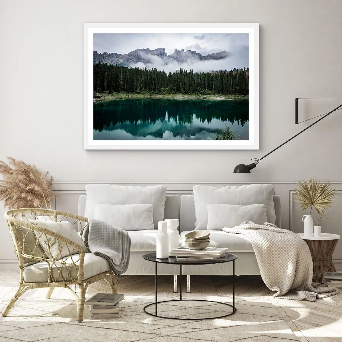 Poszter fekete keretben - Csitt, csit, ne zavard fel az állóvizet... - 40x30 cm